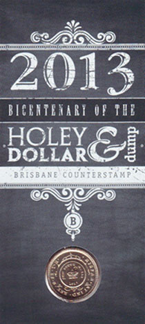 2013 B Australia $1 (Brisbane MYO Counterstamp) K000217
